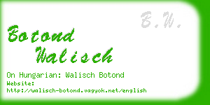 botond walisch business card